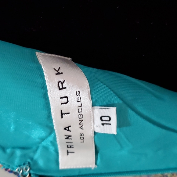 TRINA TURK multi color tweed sheath dress - Picture 3 of 7